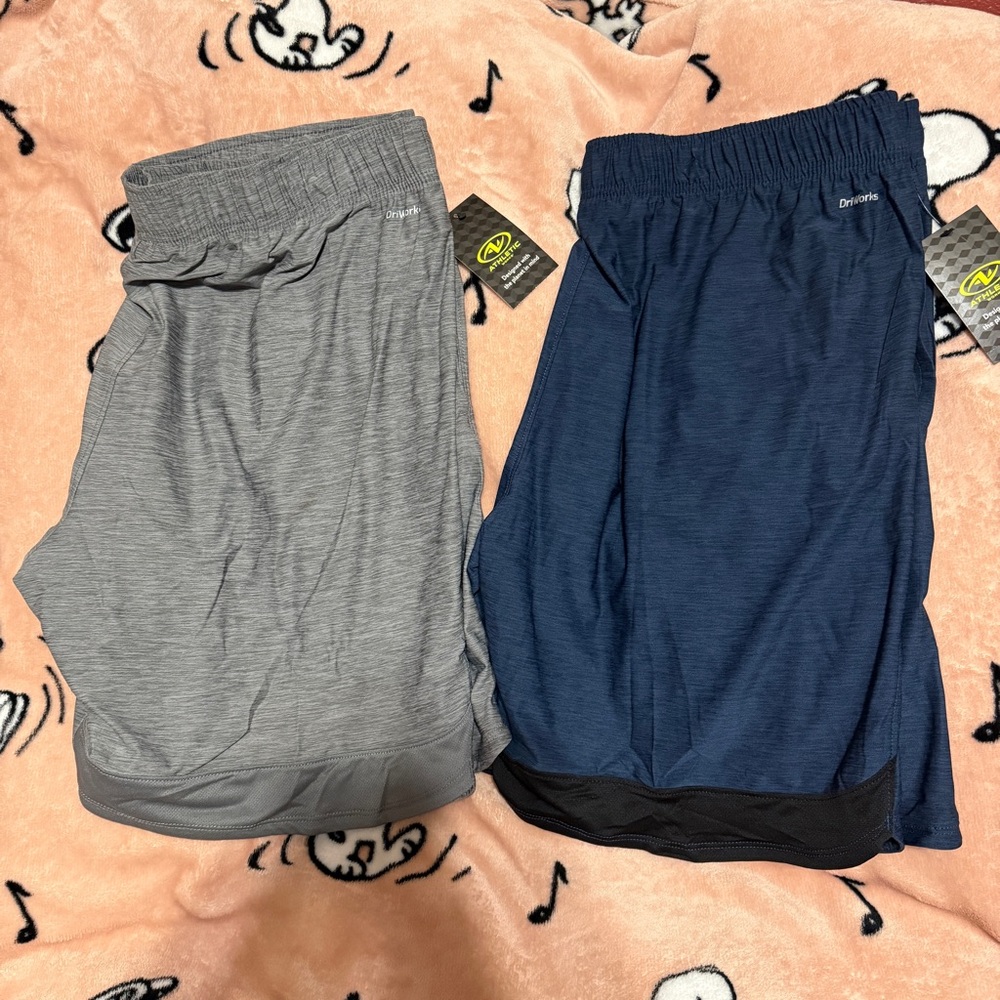 Athletic Works Men's Jersey Knit Shorts, 9" Inseam - Picture 2 of 7